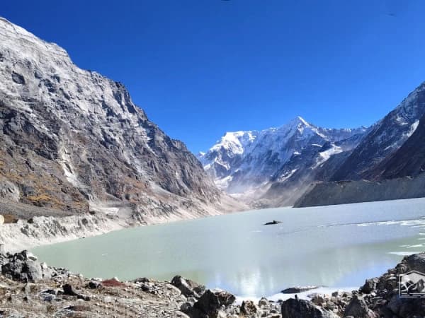 A Picturesque Landscape Featuring Tsho Rolpa Lake