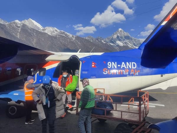 Aircraft Landing At Lukla Airport