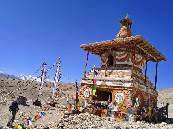 Ancient Chortens In Upper Mustang