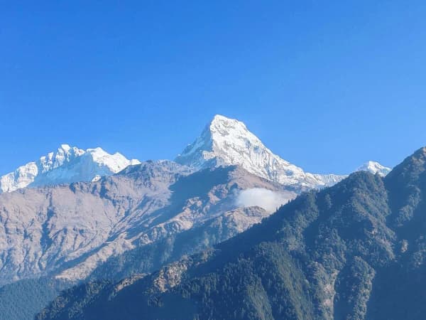 Annapurna South And Himchuli From Ghorepani Deurali