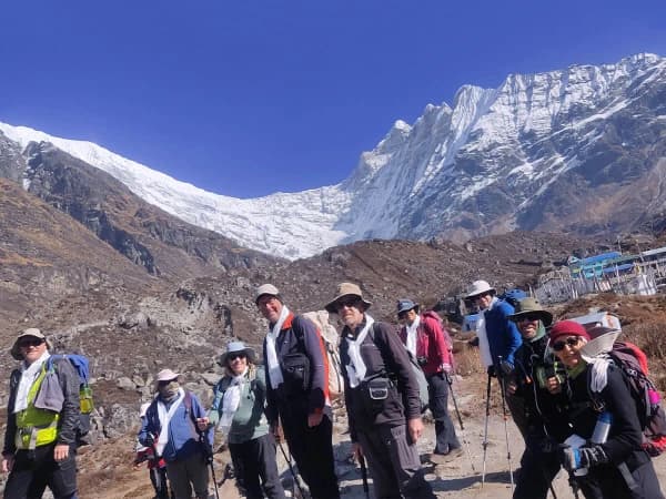 Blessing At Kyanjin Gompa