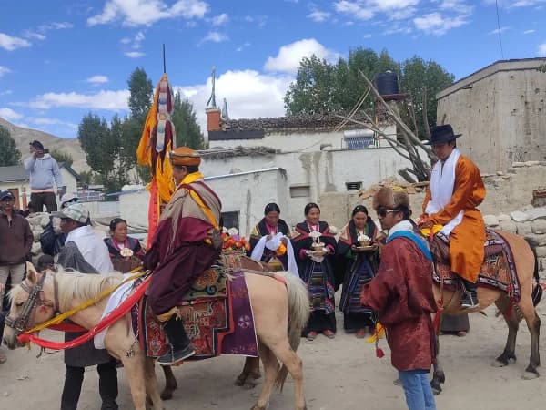 Celebrating Yartung Festival In Upper Mustang