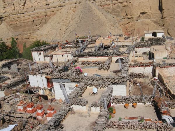 Clay Walled City Upper Mustang