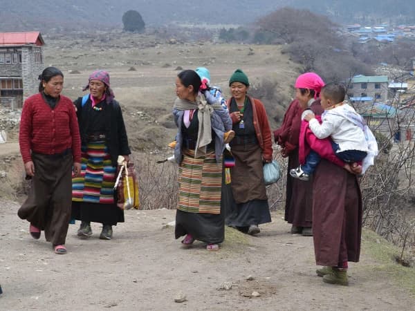 Local Women From Tsum Valley