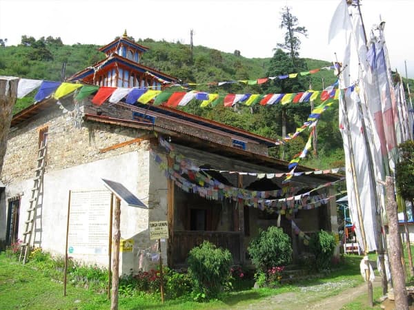 Monastery In Sing Gompa