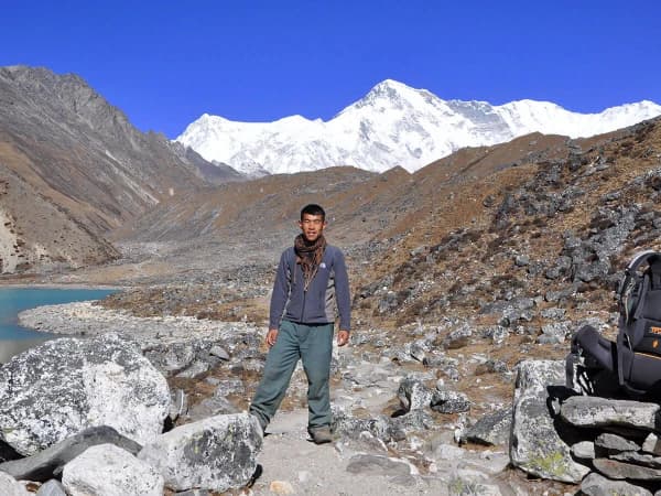 Mount Chooyu From Gokyo Valley