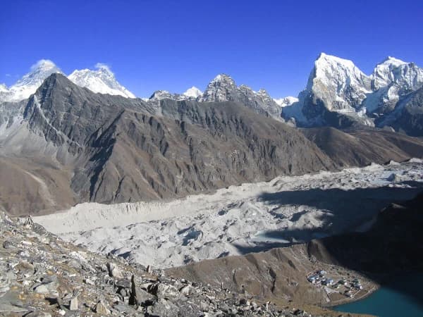 Ngozumpa Glacier From Gokyo Peak