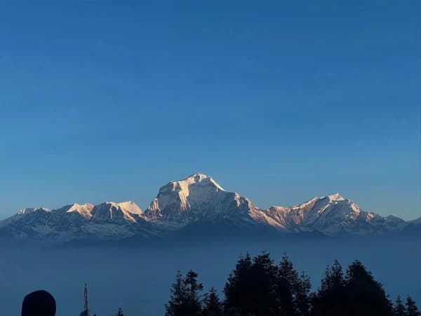 Panoramic Annapurna Dhaulagiri View From Poon Hill