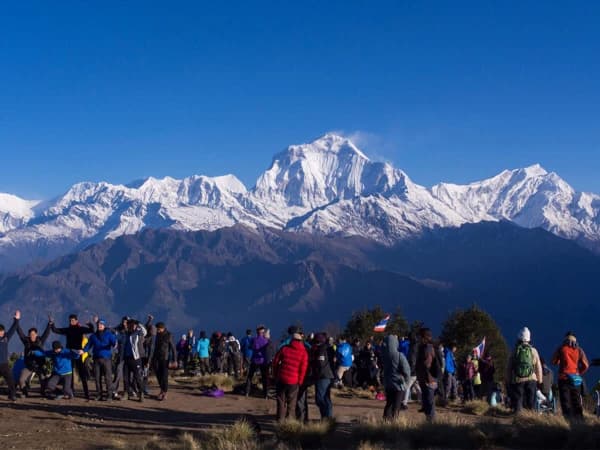 Poon Hill Offers A Breathtaking View Of The Dhaulagiri Range Especially At Sunrise