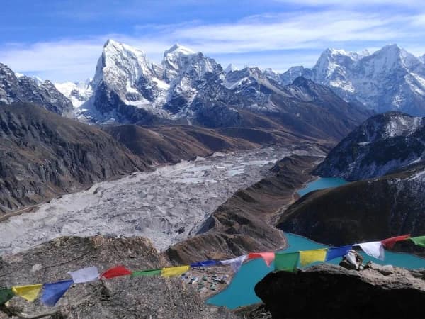 Stunning Panoramic View From Gokyo Peak Nepal