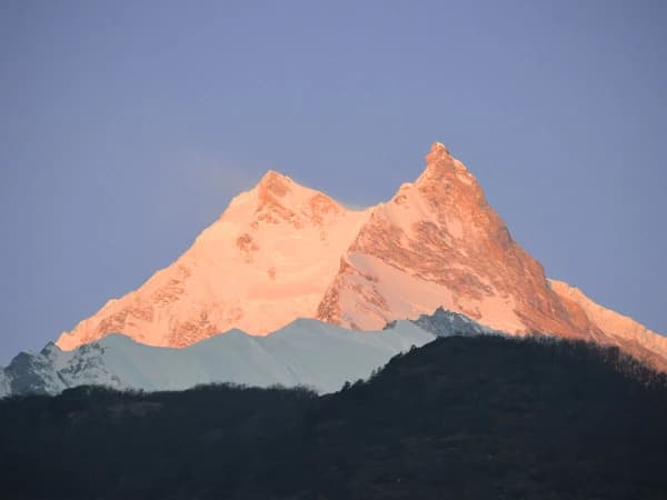 Sunrise View Over Manaslu Region