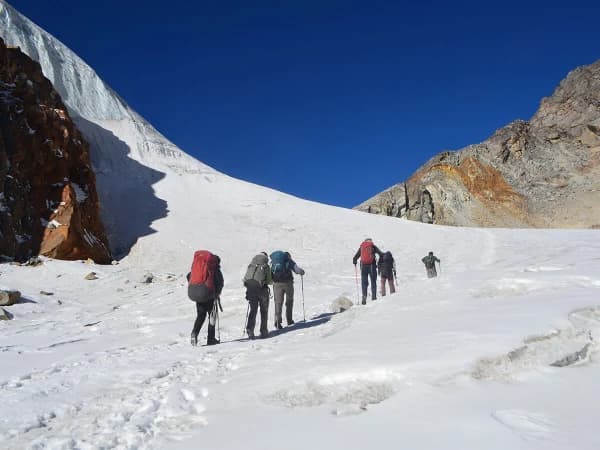 Trekking To Chola Pass Top