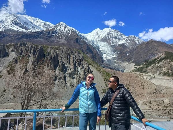 Upper Pisang A Village On The Annapurna Circuit Offers Stunning Views Of The Annapurna Range