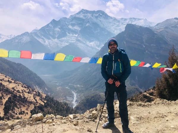 Upper Pisang Providing Stunning Views Of Annapurna Ii