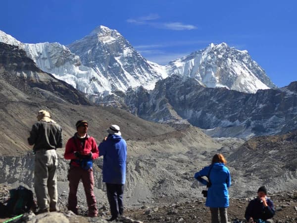 View From Gokyo Fifth Lake